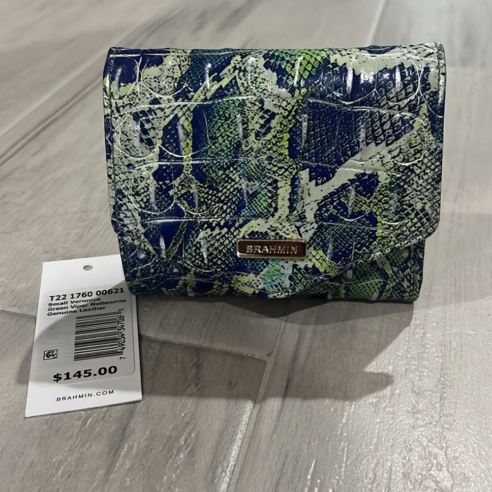 Lovely Brahmin Small Veronica in Green Viper Melbourne🔥